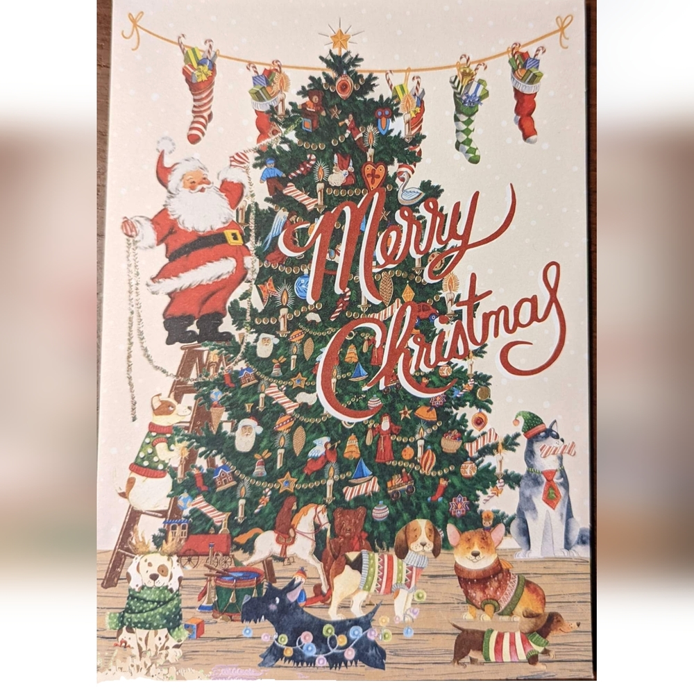 Corgi Christmas Cards from London